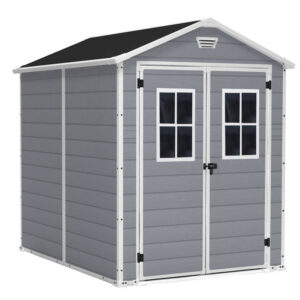 ABRI JARDIN RESINE - PREMIUM 86 DPF- 3,75M² - GRIS