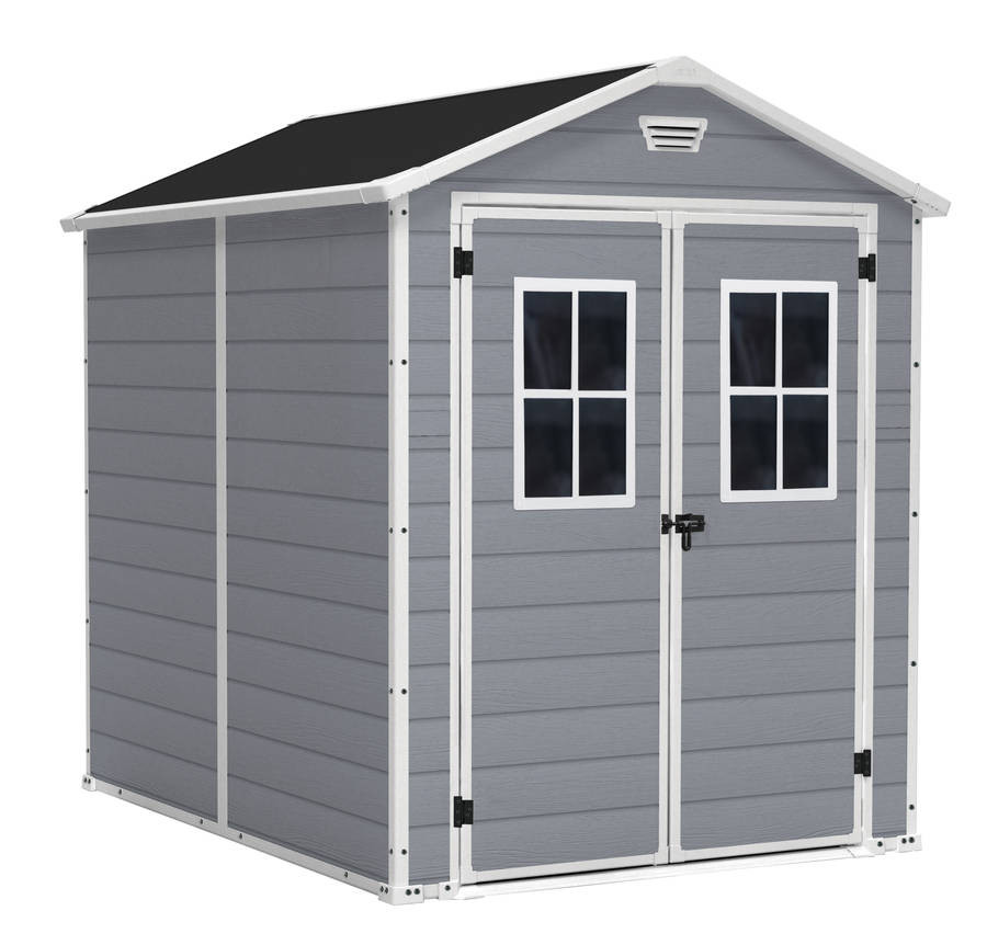 ABRI JARDIN RESINE - PREMIUM 86 DPF- 3,75M² - GRIS
