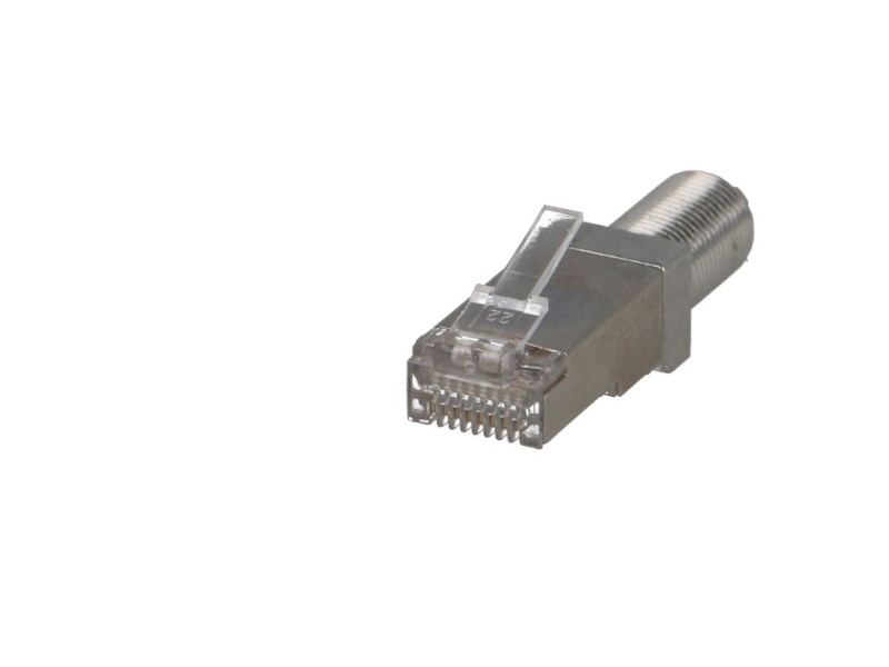 Adaptateur "balun" RJ45 / fiche F