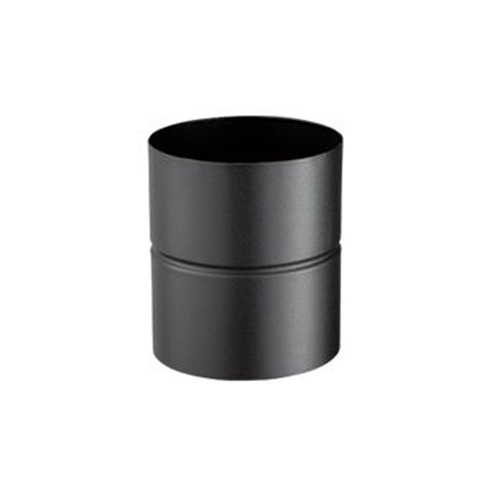 Adaptateur émaillé pour poêle à bois - Diamètre : 180 - Couleur : Noir Mat