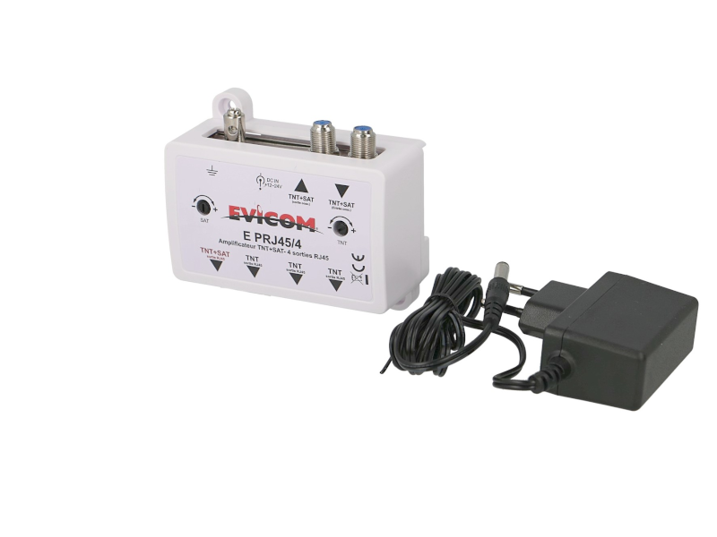 Amplificateur TV 4 sorties RJ45