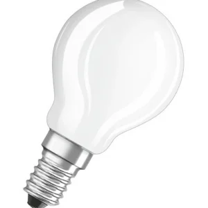 Ampoule LED retrofit sphérique 3W dépolie Lumière blanc chaud OSRAM
