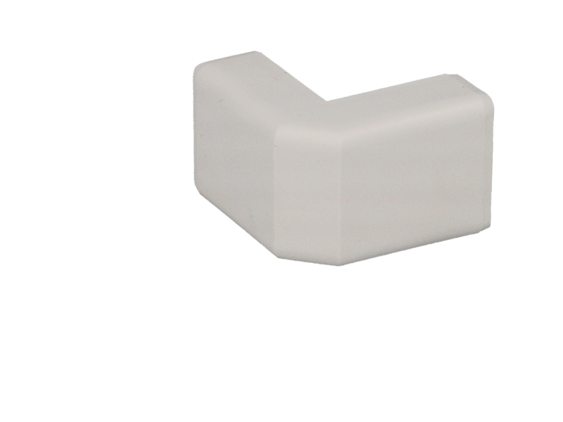 Angle extérieur pour moulure PVC blanche 20 x 10 mm KOPOS