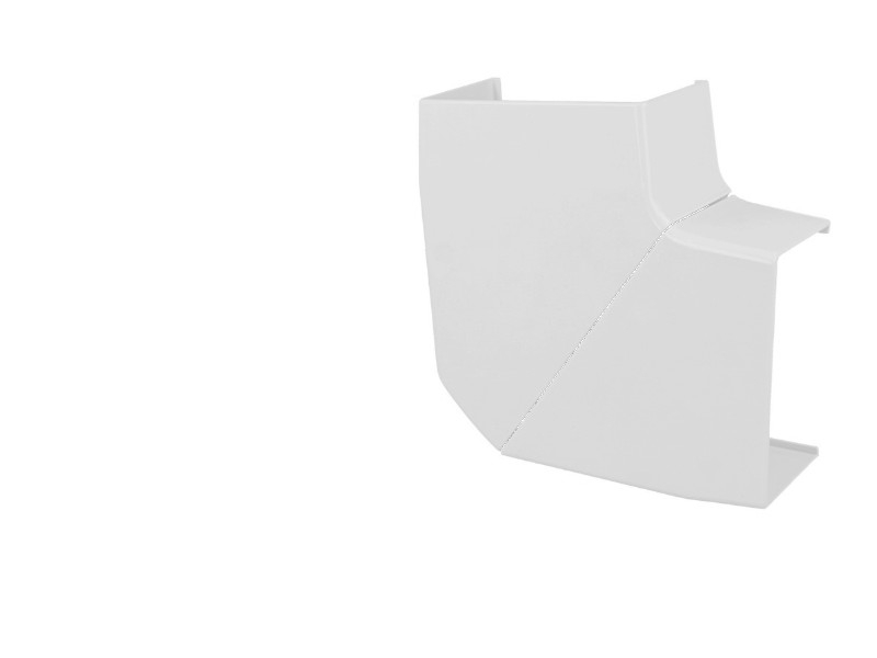 Angle plat pour goulotte 90 x 50 mm