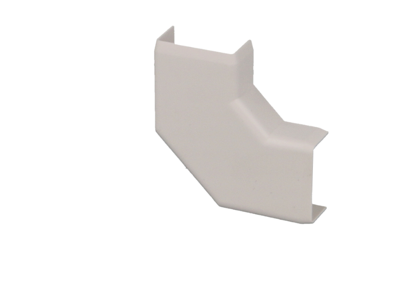 Angle plat pour moulure PVC blanche 20 x 10 mm KOPOS