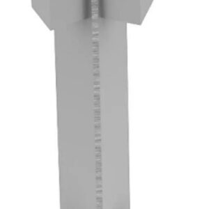 Angle rentrant de finition RONDEC STEP CT - Angle rentrant 135° - Chromé brossé
