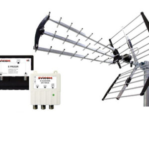 Antenne TV et kit d'installation