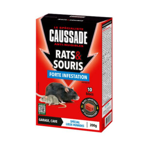 Anti - nuisible rats et souris forte infestation CAUSSADE 200gr