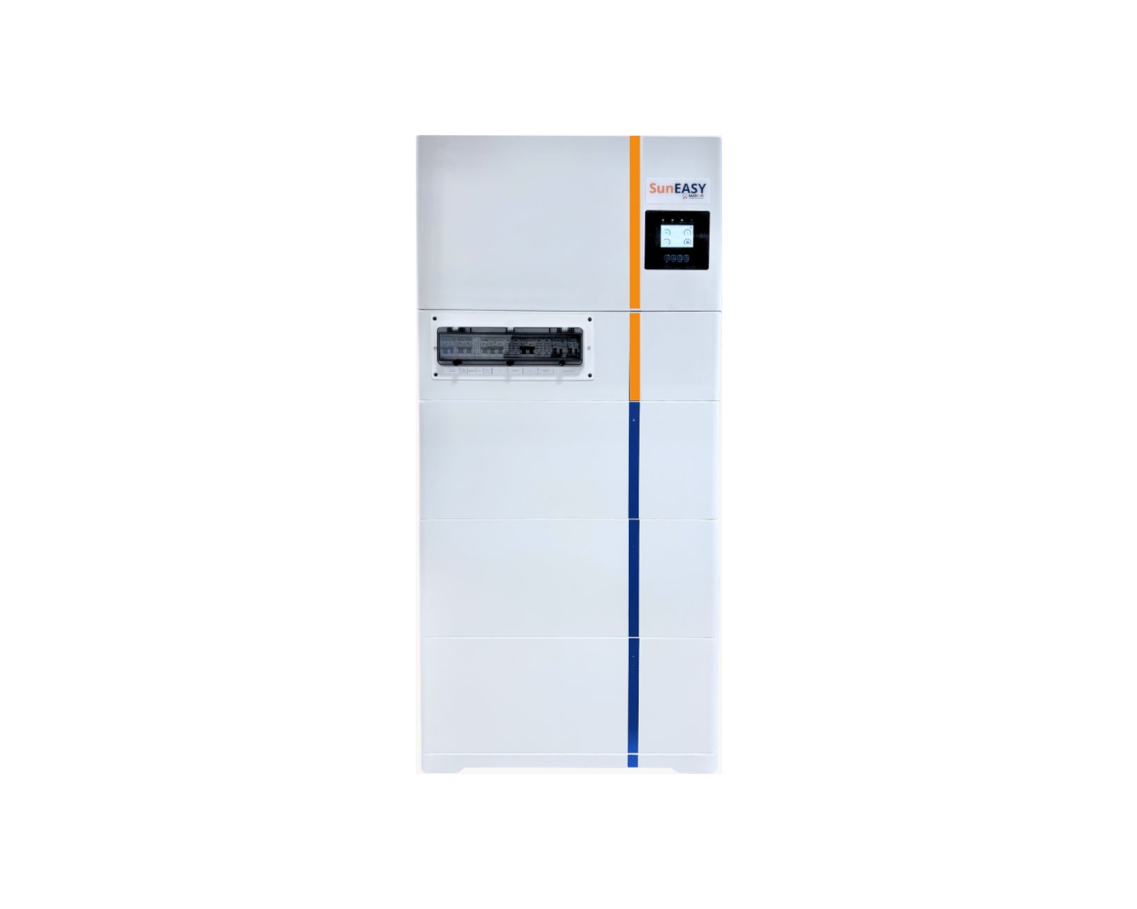 Armoire de stockage tout en un SunEasy monophasée 8kVA + batterie 15.36kWh