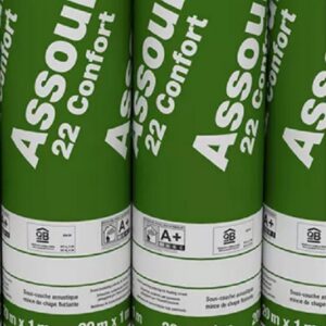 Assour 22 confort (sous couche acoustique) - Dimensions: 1.2x20 m