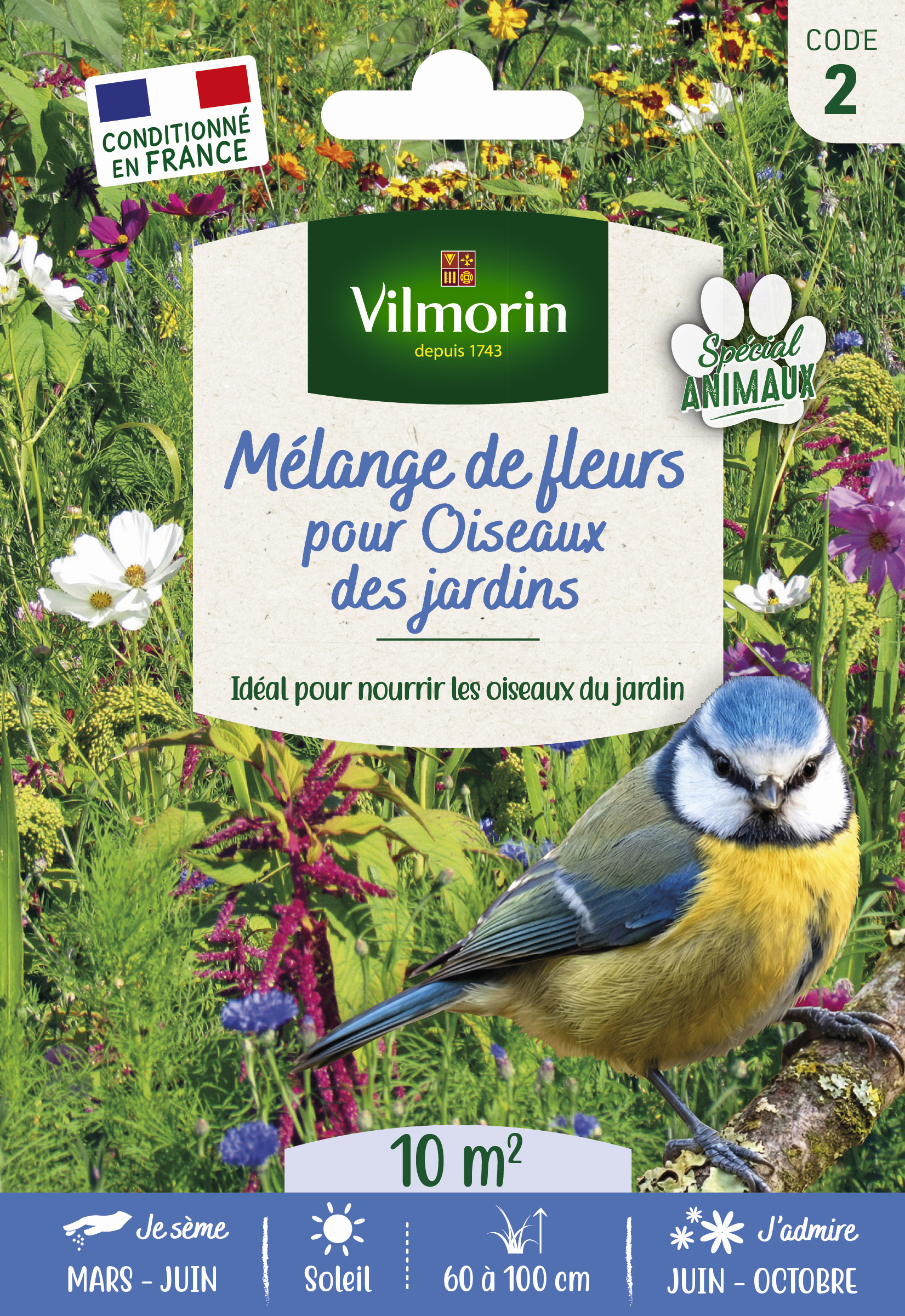 Attire les Oiseaux - Mélange de fleurs