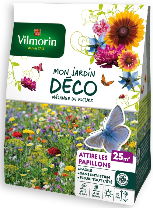 Attire les Papillons - 25 m² - Mélange de fleurs