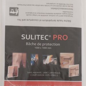 Bâche de protection hautes températures - Dimensions 1000x1000mm
