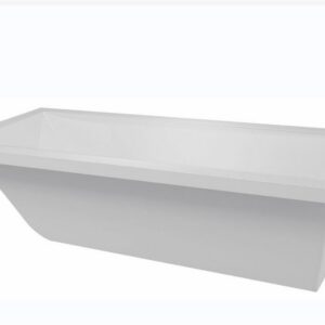 Baignoire à encastrer Calos 2.0 (avec pieds inclus) - Dimensions: 170 x 75 x 58 - 200 litres