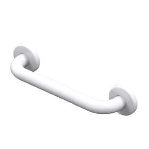 Barre d'appui en acier inoxydable recouvert d'epoxy droite 300 mm AKW 01240WH