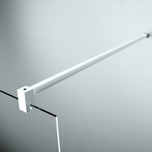 Barre de renfort recoupable pour verre 6 et 8 mm - 150cm - coloris: silver brossé