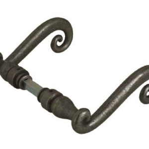 Béquille double Aquitaine époxy noir 2 portées carré 8 mm BOUVET 14819