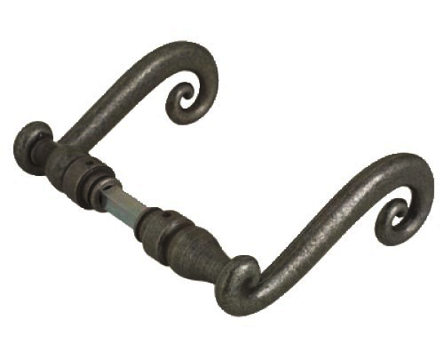 Béquille double Aquitaine époxy noir 2 portées carré 8 mm BOUVET 14819