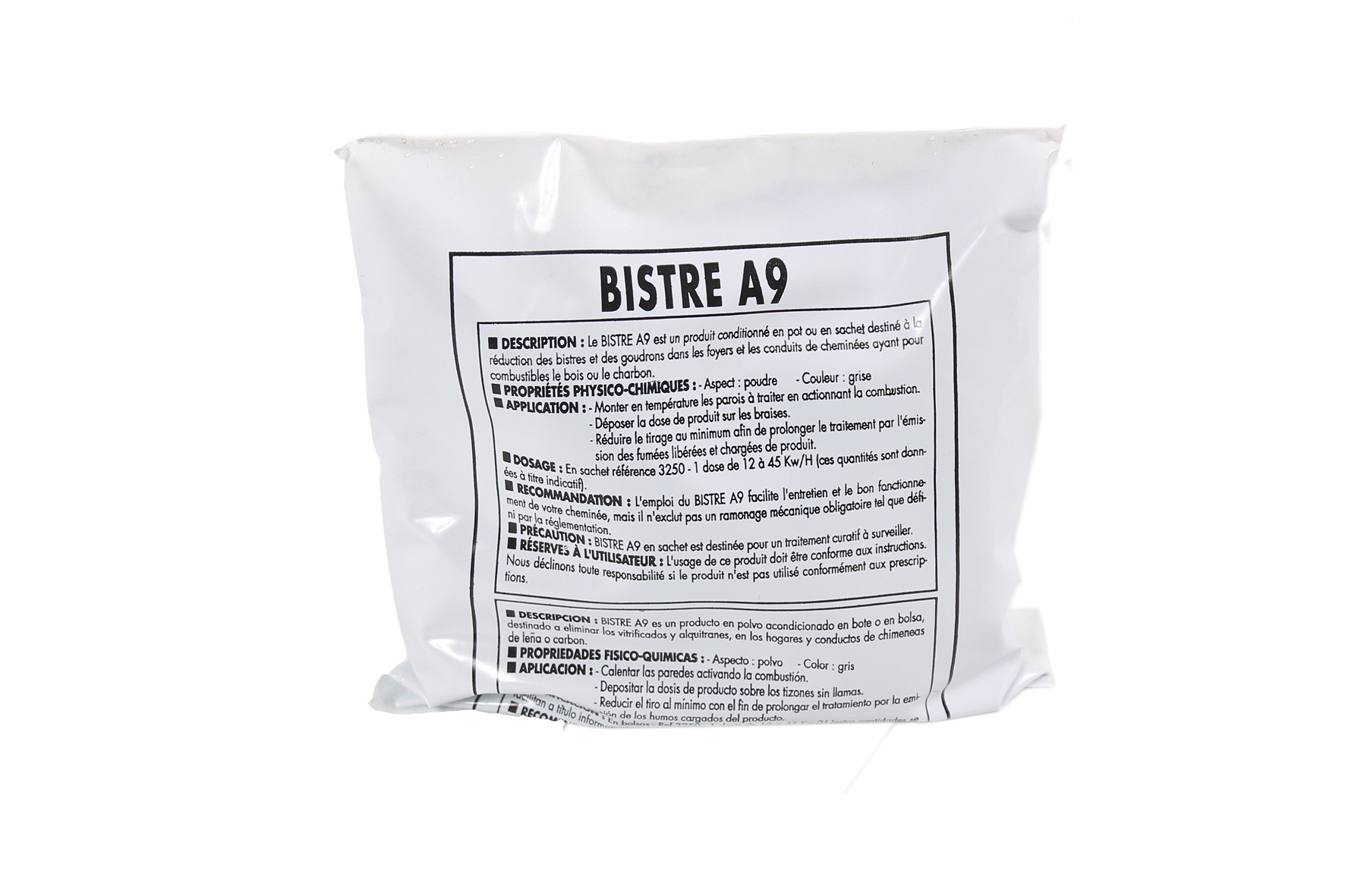 Bistre A9 curatif en sachet 450 g PROGALVA 3250