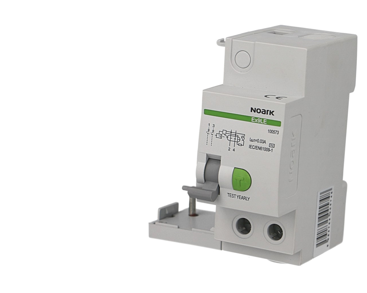 Bloc différentiel bipolaire 63A / 30mA type AC Noark Ex9LE