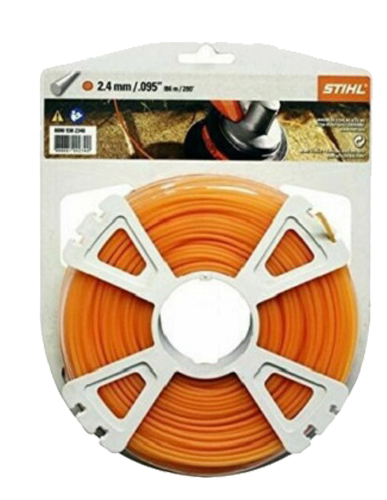Bobine de fil rond diamètre 2,4 mm longueur 83 m - orange STIHL 0000-930-2340
