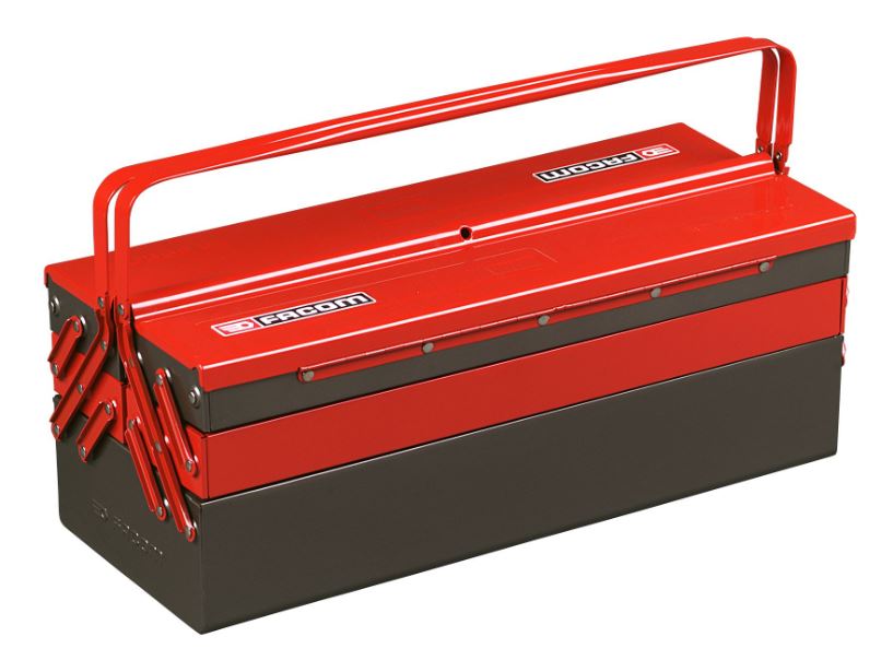 Boîte à outils métallique 5 cases à grand volume FACOM BT.13GPB