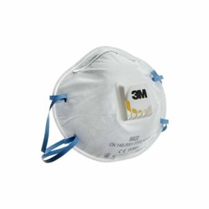 Boîte de 10 masques respiratoires coques jetables FFP2 avec soupape série 8822 blanc 3M 7100101091