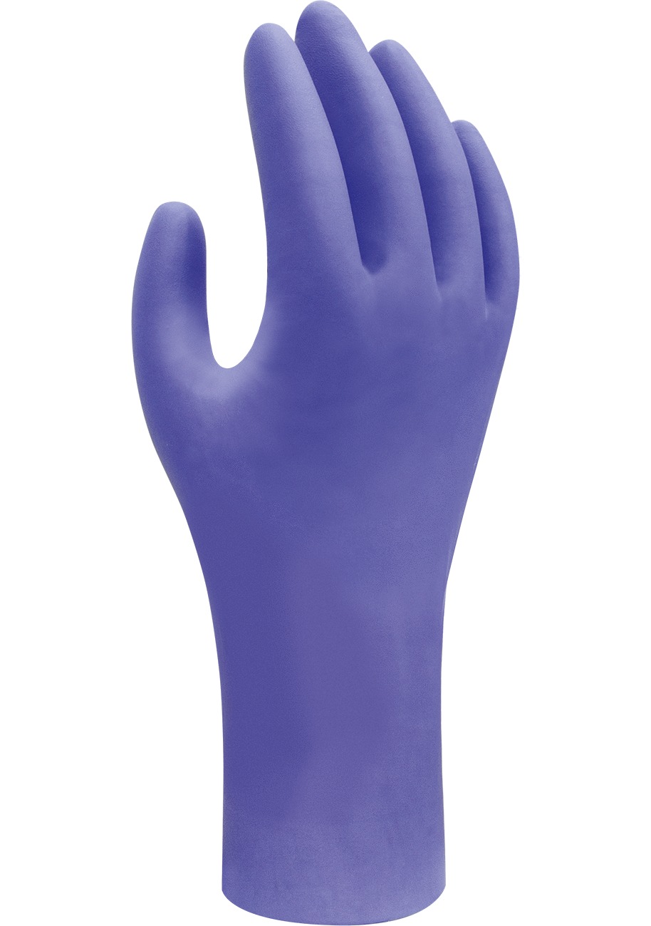 Boîte de 100 gants nitrile bleu COBALT TM 7/8 SHOWA 7540-T.M