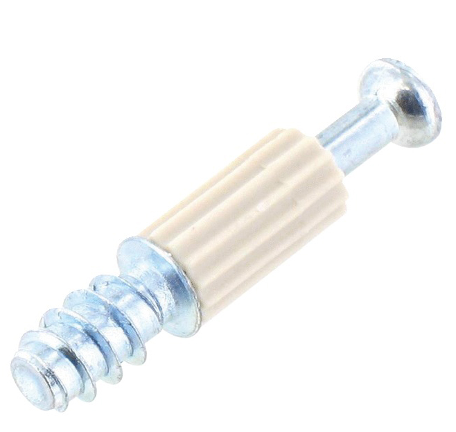 Boîte de 100 tourillons MINI15 filet bois diamètre 5 mm axe de perçage 24 mm LMC TOU71624