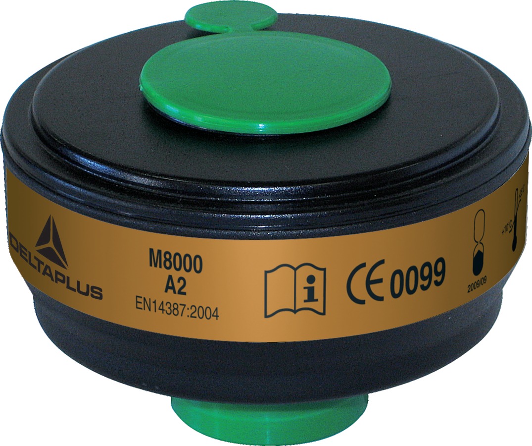 Boîte de 4 cartouches filtrantes A2 M8000 DELTA PLUS M8000A2