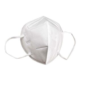Boîte de 50 masques respiratoires pliables jetables FFP2 KN95 > 95 % blanc MASQUES5