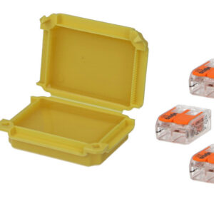 Boite de jonction isolante "gel" avec 3 bornes Wago 2 entrées