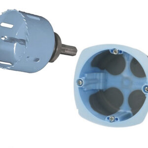 Boites encastrement 1 poste, prof. 40mm, lot de 490 Eur'ohm + scie cloche offerte