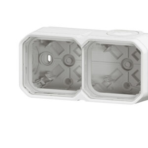 Boitier saillie double horizontal ou vertical Legrand Plexo™ blanc composable