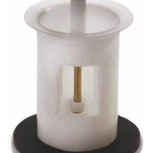 Bonde à clapet automatique Porcher - Ø 60 mm - Clapet inox - Corps plastique