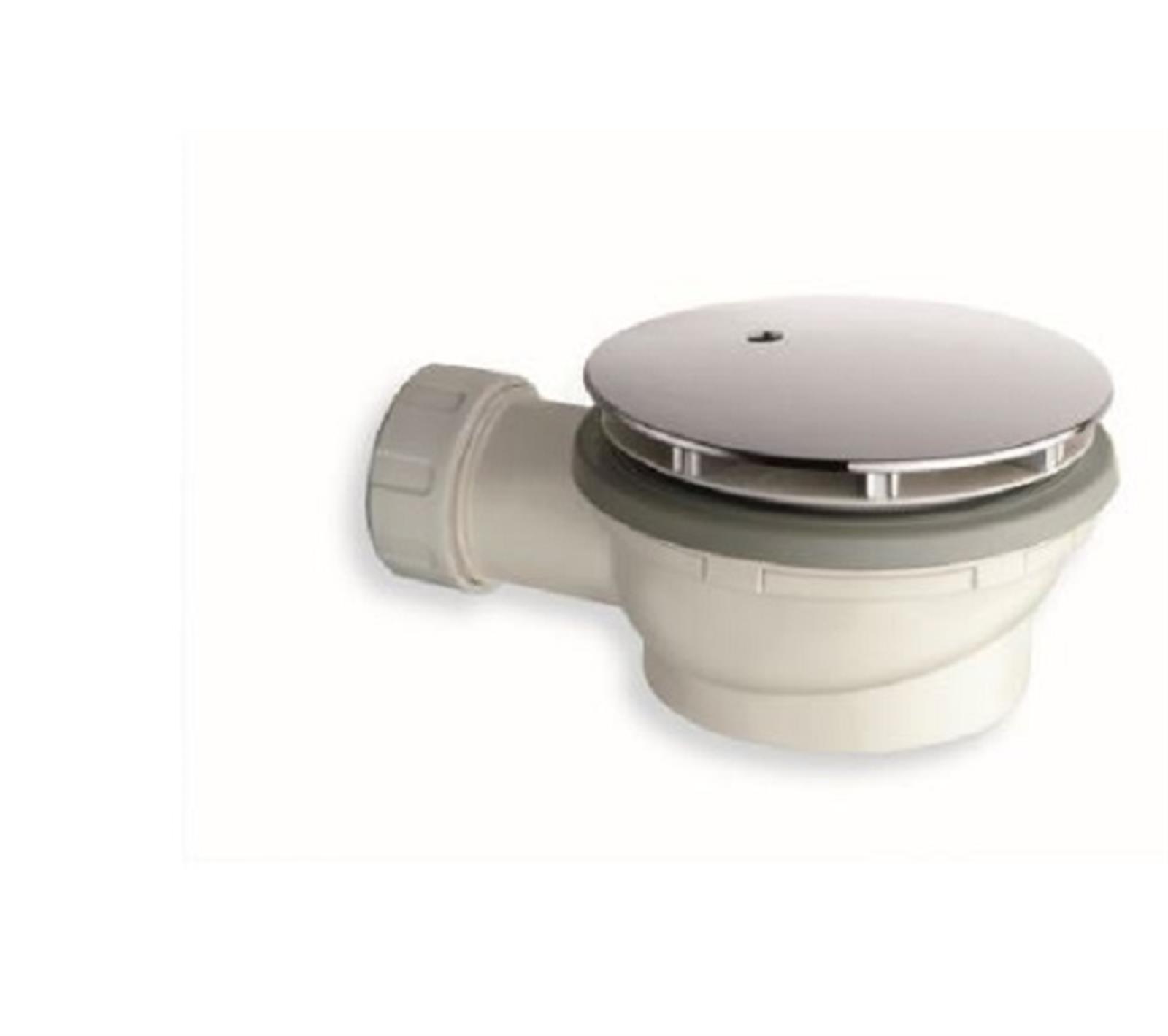 Bonde de douche extra-plate - Diamètre bonde: 90 mm - Coloris couvercle: chromé