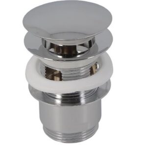 Bonde laiton design clic clac - Chromé brillant