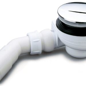 Bonde TurboFlow universelle pour receveur (diamètre 90 mm) - TB90 Filetage 40/50
