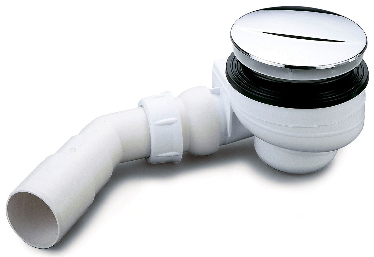 Bonde TurboFlow universelle pour receveur (diamètre 90 mm) - TB90 Filetage 40/50