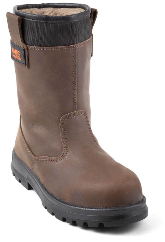 Botte de sécurité fourrée KAMA S3 CI SRA marron P42 GASTON MILLE RAMA3N-42