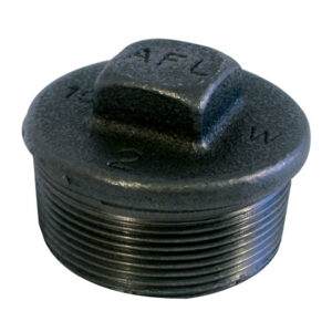 Bouchon fonte noire mâle - Diamètre : 1/2'' - 15-21 mm