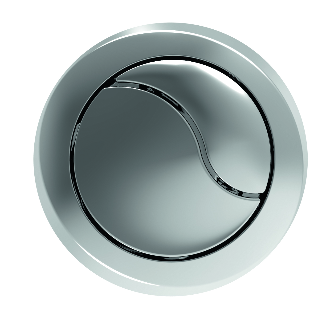 Bouton OPTIMA S - chromé