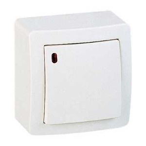 Bouton-poussoir ALRÉA 10 A en saillie lumineux SCHNEIDER ELECTRIC SHN0262052P