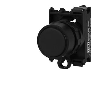 Bouton interrupteur noir complet IMO Ø22mm, 1NO
