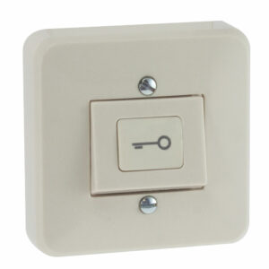 Bouton poussoir NO/NF avec symbole clé EXS100K
