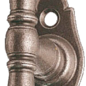 Bouton sur platine Nevers fer cémenté patiné BOUVET BO52PB20R
