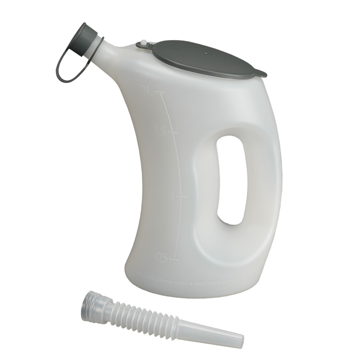 Broc verseur translucide avec graduation 2 l PRESSOL 07.622M