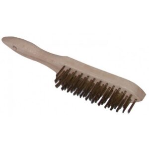 Brosse à manche - fil acier laitonné - Brosse ramonage