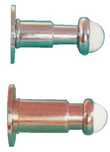Butoir à ressort longueur 60 mm laiton poli 3960V