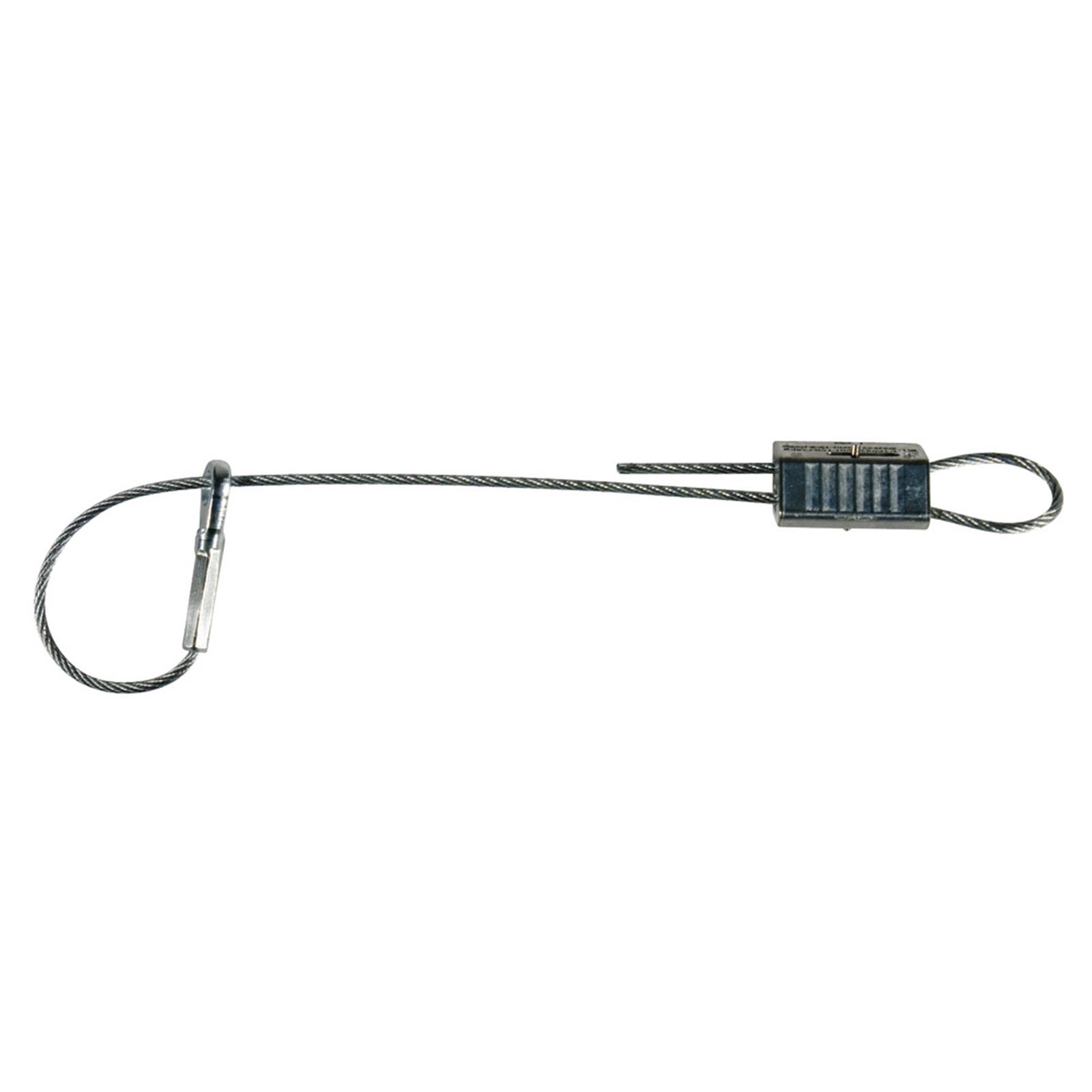 Câble acier avec oeillet et serre-câble WIS - Sachet de 10 - Diamètre câble acier : 2 mm - sachet de 10